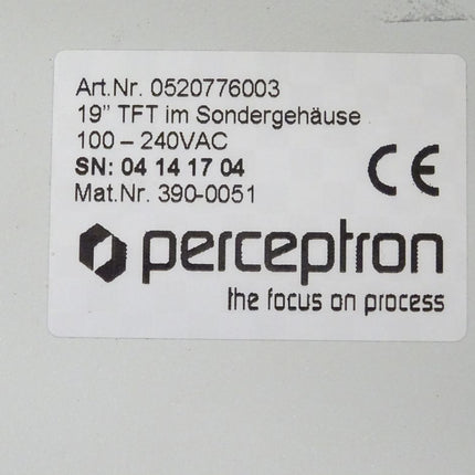 Perceptron 0520776003 / 19" TFT Panel im Sondergehäuse 100-240VAC / 04 14 17 04