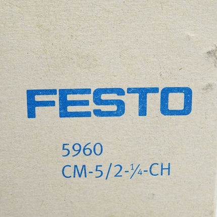 Festo Magnetventil 5960 CM-5/2-1/4-CH / Neu OVP - Maranos.de