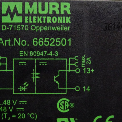 Murr Elektronik 6652501 MIRO TR 24VDC FK Optokopplermodul - Maranos.de