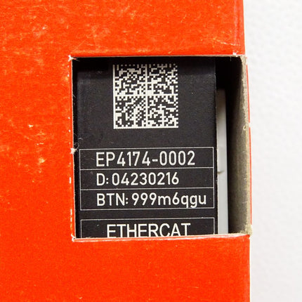 Beckhoff EP4174-0002 EtherCAT Box 4-Kanal-Analog-Ausgang / Neu OVP versiegelt - Maranos.de