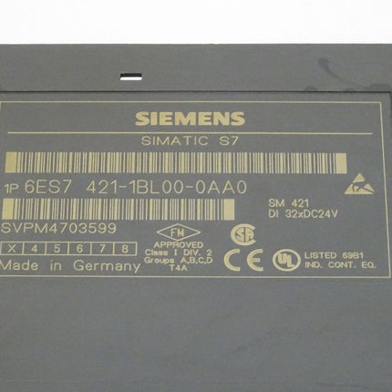 Siemens 6ES7421-1BL00-0AA0 Digitaleingabe 6ES7 421-1BL00-0AA0 E:3