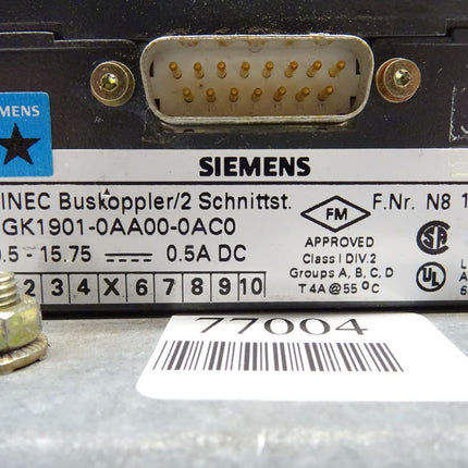 Siemens SINEC 6GK1901-0AA00-0AC0 Buskoppler/2 Schnittst. E-Stand: 05