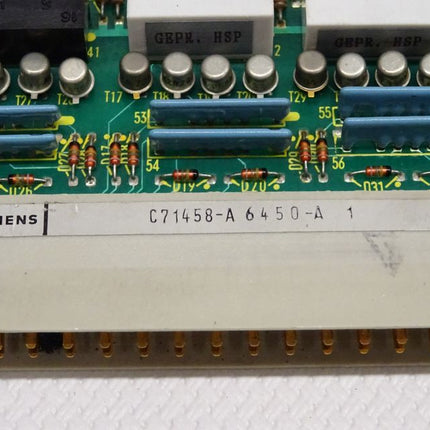 Siemens C71458-A6450-A1 Steuerpaltine Modul C71458A6450A1