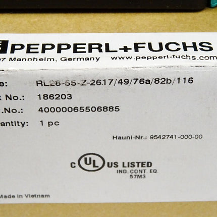 Pepperl+Fuchs Sensor 186203 RL28-55-Z-2617/49/76A/82B/116 / Neu OVP - Maranos.de