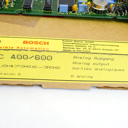 Bosch Analog Output 1070047966-306 / Neu OVP