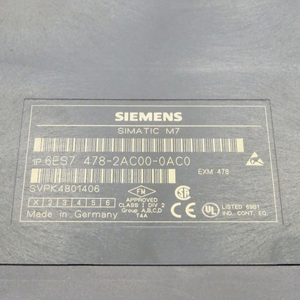 Siemens 6ES7478-2DA00-0AC0 Simatic M7 6ES7 478-2DA00-0AC0 E:06