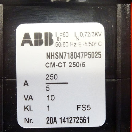 ABB NHSN718047P5025 / CM-CT 250/5