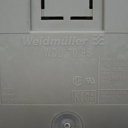 Weidmüller Durchgangs-Reihenklemme WDU70/95 / 1024600000