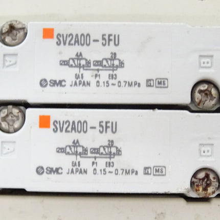 SMC SS5V2-IEI01A + 2 Stück SV2A00-5FU