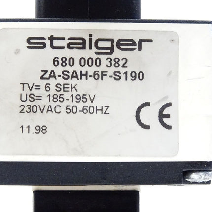 Staiger 680000382 / ZA-SAH-6F-S190 + 670000018 / MA132-001P