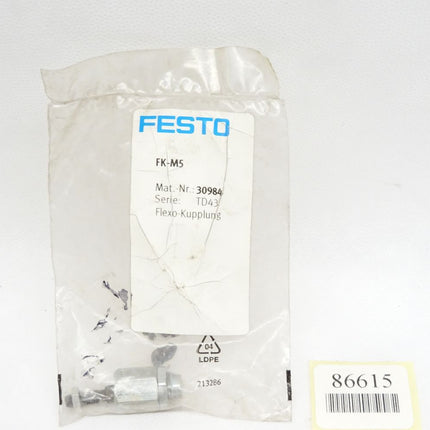 Festo Flexo-Kupplung 30984 / FK-M5 / Neu OVP