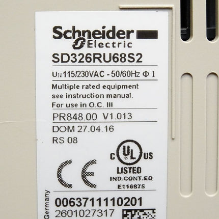 Schneider SD326RU68S2 Schrittmotorverstärker - Maranos.de