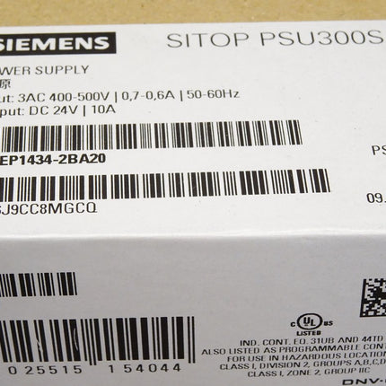 Siemens Sitop PSU300S 6EP1434-2BA20 6EP1 434-2BA20 Neu OVP versiegelt