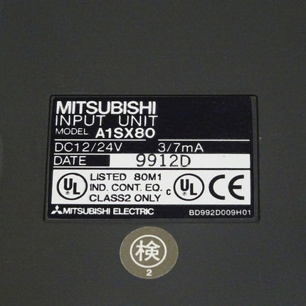Mitsubishi A1SX80 Eingabemodul DC12/24 3/7mA