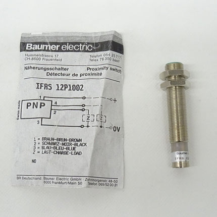 Baumer electric IFRS12P1002 Näherungsschalter IFRS 12P1002