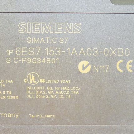 Siemens S7-300 6ES7153-1AA03-0XB0 6ES7 153-1AA03-0XB0 - Maranos.de