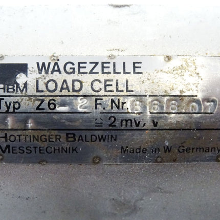 HBM Wägezelle Load Cell Z6-2