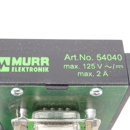 Murr Elektronik 54040 max. 125 V ~ max. 2A  Übergabebaustein / NEU-OVP