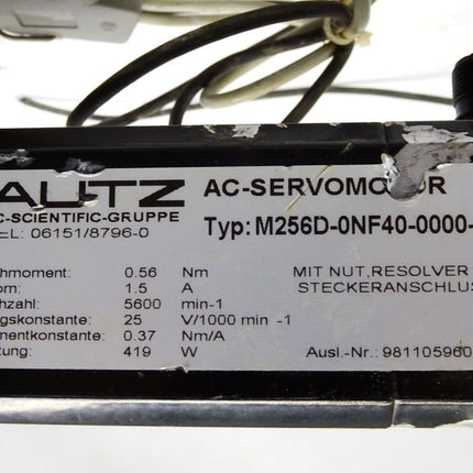 Bautz  M256D-0NF40-0000-4 AC-Servomotor 5600min-1