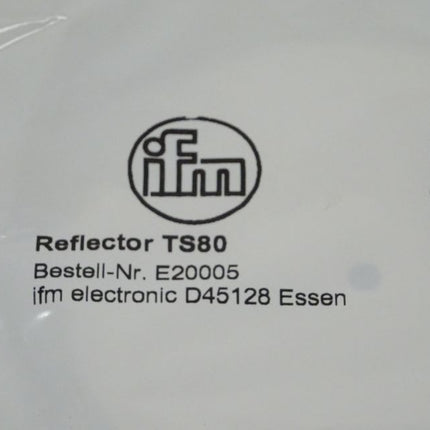 IFM TS80 Refelctor E20005 Prismatischer Reflektor Rund neu-Versiegelt