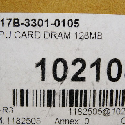 Fanuc CPU card DRAM 128MB A20B-3300-0685 01AA17B-3301-0105 / Neu OVP