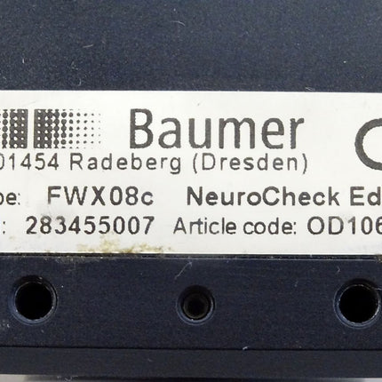 Baumer Neuro check FWX08c / OD106175 + Fujinon HF16HA-1B 1:1.4/16mm