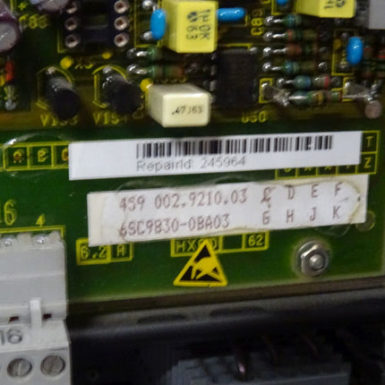 SIEMENS 6SE3560-1AB00-Z Z= K03+P10 / 6SC9836-0FA04 Frequenzumrichter Inverter Simovert