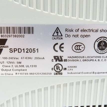Carlo Gavazzi SPD12051 Switching Power Supply NEU-OVP