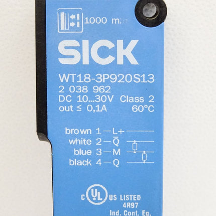 Sick WT18-3P920S13 2038962 Klein-Lichtschranke