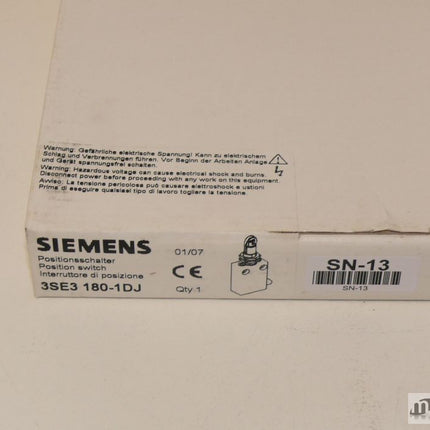 NEU-OVP Siemens 3SE3180-1DJ Positionsschalter 3SE3 180-1DJ Postition Switch