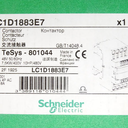 Schneider Electric LC1D1883E7 Schütz TeSys-801044 / Neu OVP