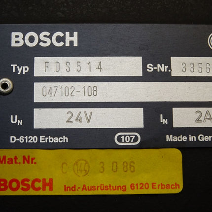 Bosch FDS514 047102-108 24V 2A - Maranos.de