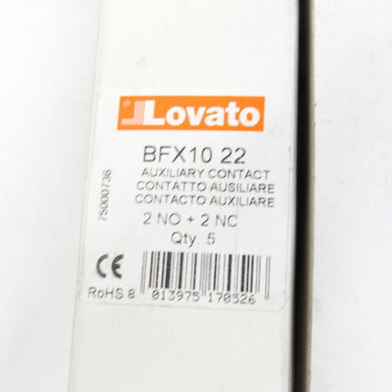 Lovato BFX10 22 / 2NO+2NC / Inhalt : 5 Stück / Neu OVP